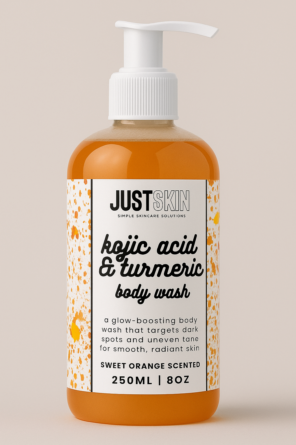 Kojic acid + turmeric body wash - 8 oz